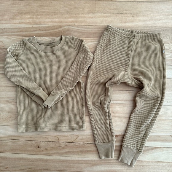 Noble Other - Noble toddler Waffle Pajama Set